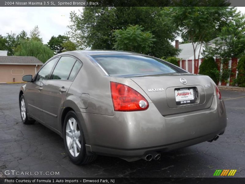 Spirited Bronze / Black 2004 Nissan Maxima 3.5 SL