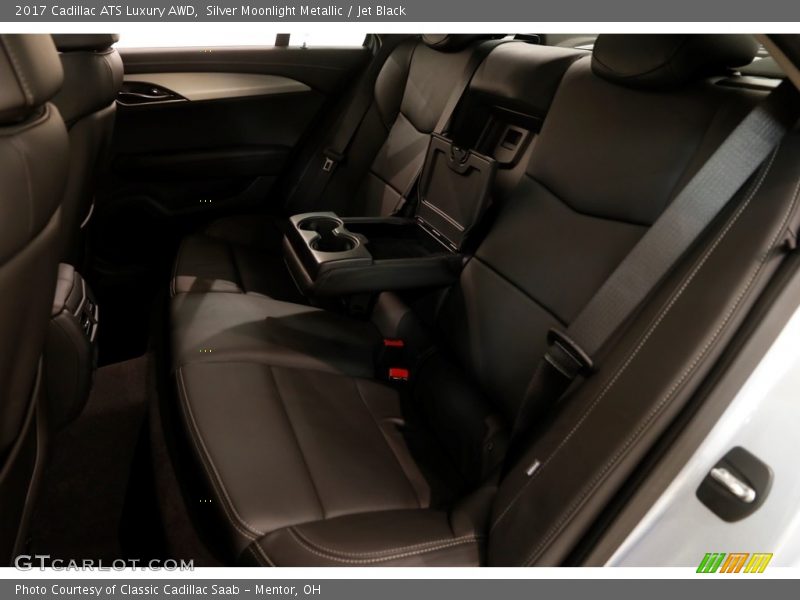 Silver Moonlight Metallic / Jet Black 2017 Cadillac ATS Luxury AWD
