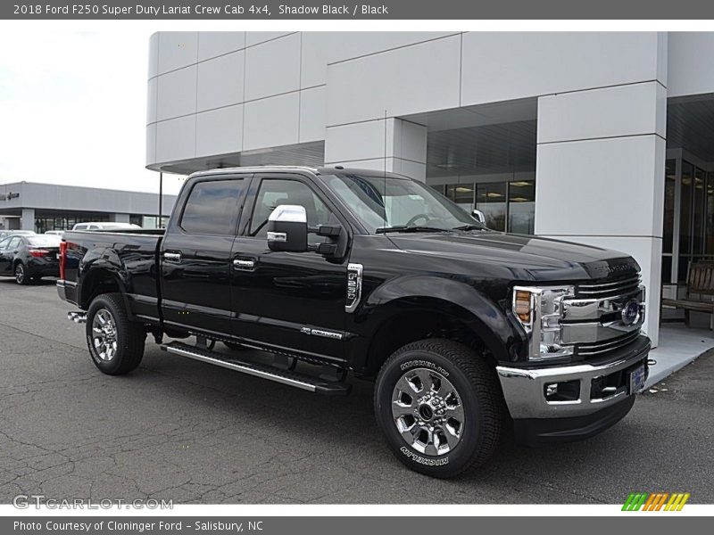 Shadow Black / Black 2018 Ford F250 Super Duty Lariat Crew Cab 4x4