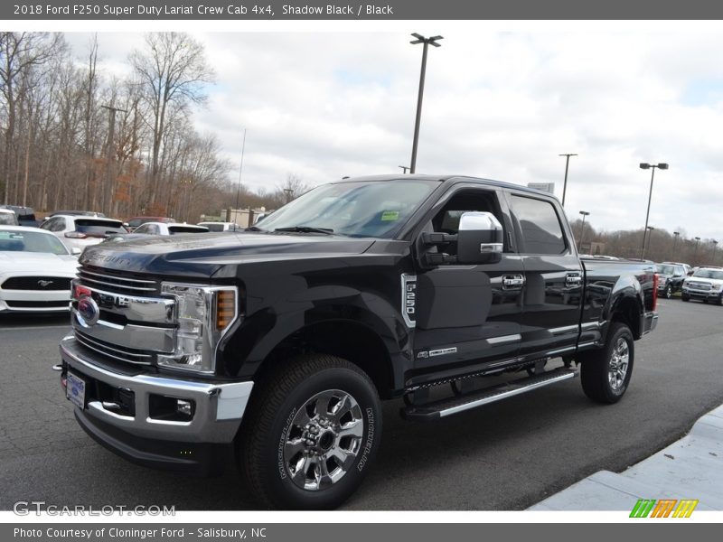 Shadow Black / Black 2018 Ford F250 Super Duty Lariat Crew Cab 4x4