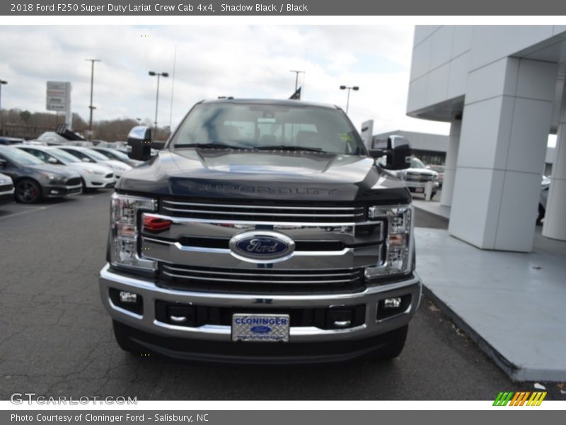 Shadow Black / Black 2018 Ford F250 Super Duty Lariat Crew Cab 4x4