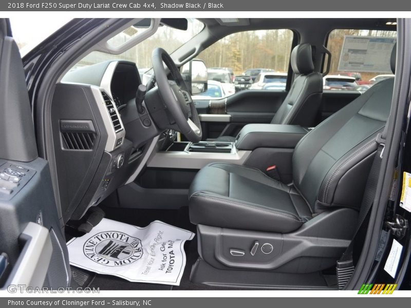 Shadow Black / Black 2018 Ford F250 Super Duty Lariat Crew Cab 4x4