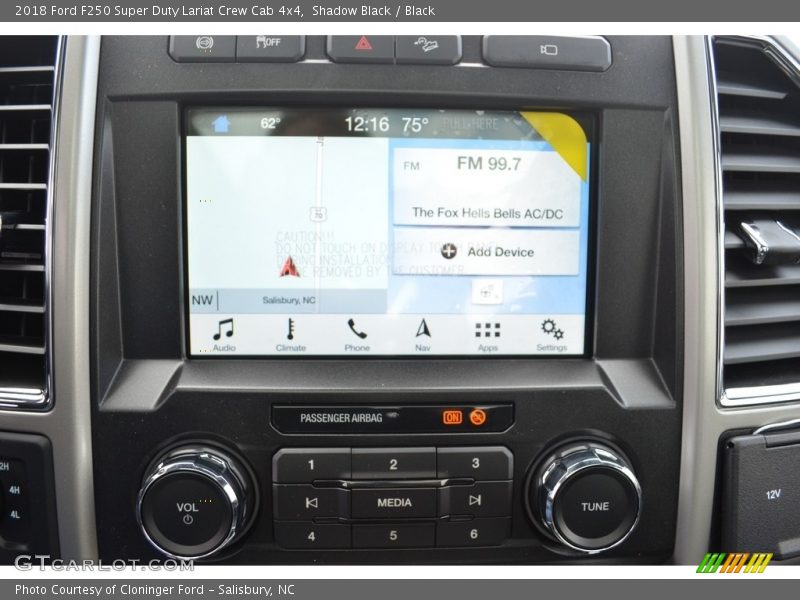 Shadow Black / Black 2018 Ford F250 Super Duty Lariat Crew Cab 4x4