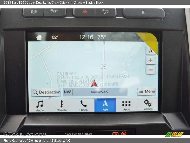 Shadow Black / Black 2018 Ford F250 Super Duty Lariat Crew Cab 4x4