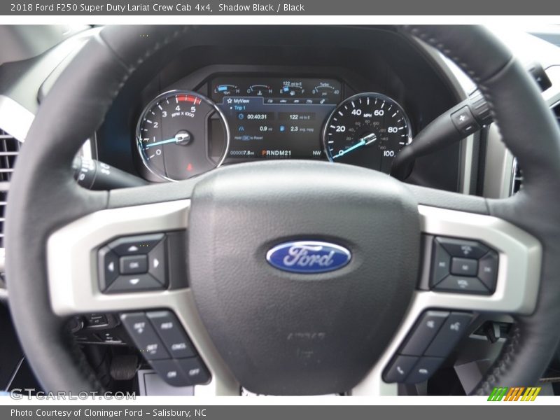 Shadow Black / Black 2018 Ford F250 Super Duty Lariat Crew Cab 4x4