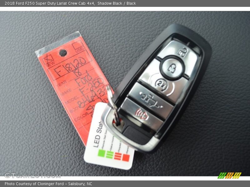 Shadow Black / Black 2018 Ford F250 Super Duty Lariat Crew Cab 4x4