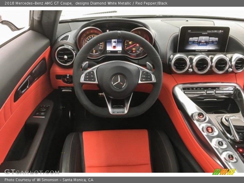 Dashboard of 2018 AMG GT Coupe