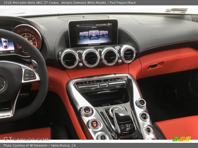 Controls of 2018 AMG GT Coupe