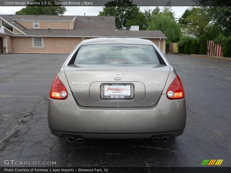 Spirited Bronze / Black 2004 Nissan Maxima 3.5 SL