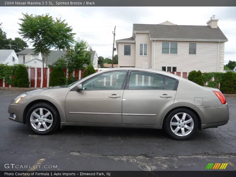 Spirited Bronze / Black 2004 Nissan Maxima 3.5 SL