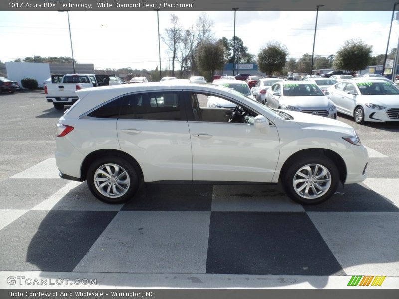 White Diamond Pearl / Parchment 2017 Acura RDX Technology