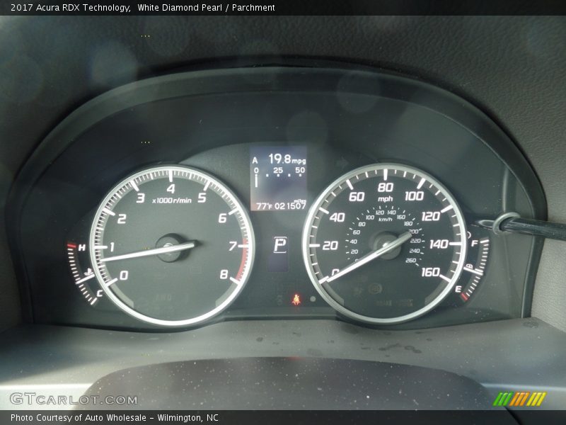 White Diamond Pearl / Parchment 2017 Acura RDX Technology