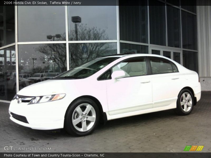 Taffeta White / Ivory 2006 Honda Civic EX Sedan