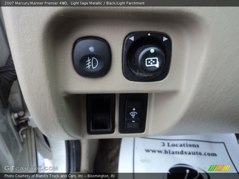 Light Sage Metallic / Black/Light Parchment 2007 Mercury Mariner Premier 4WD