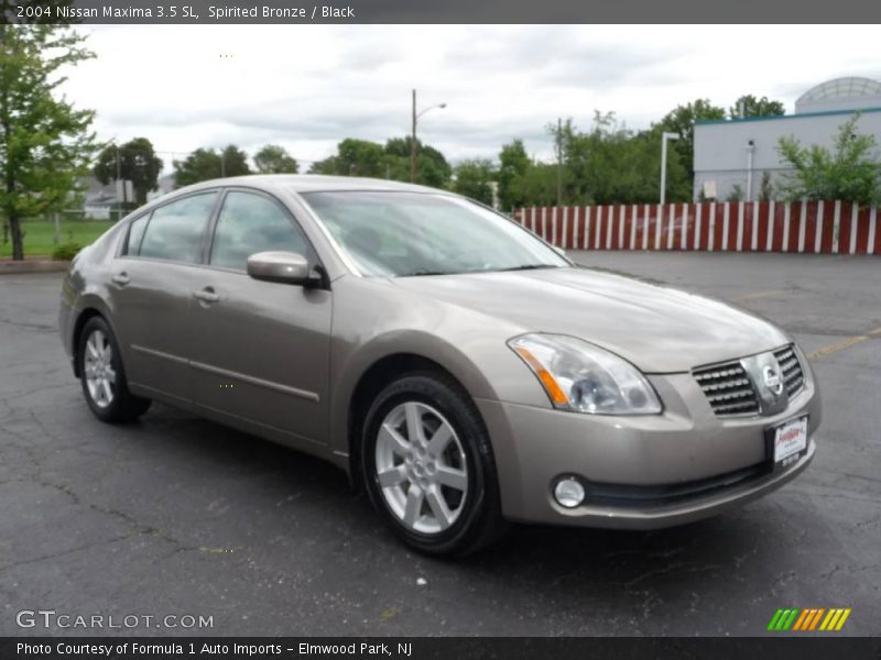 Spirited Bronze / Black 2004 Nissan Maxima 3.5 SL