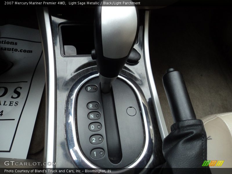 Light Sage Metallic / Black/Light Parchment 2007 Mercury Mariner Premier 4WD