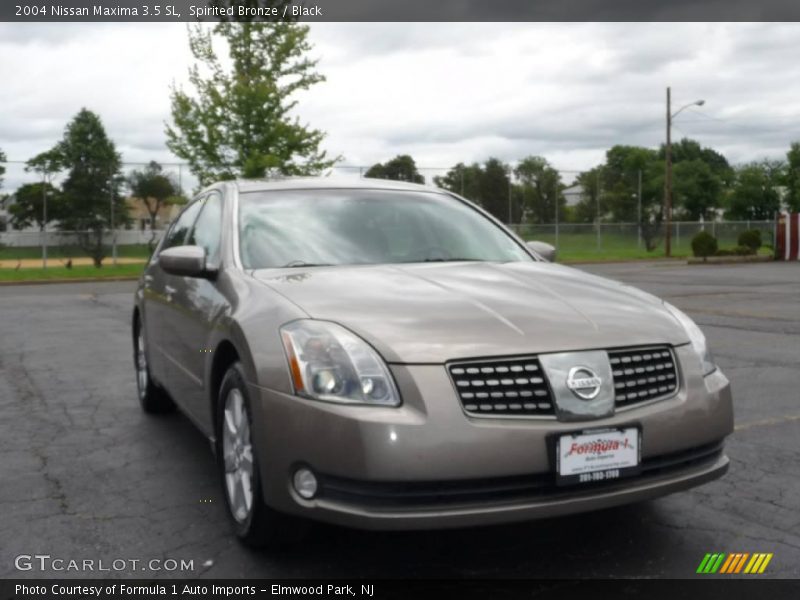 Spirited Bronze / Black 2004 Nissan Maxima 3.5 SL