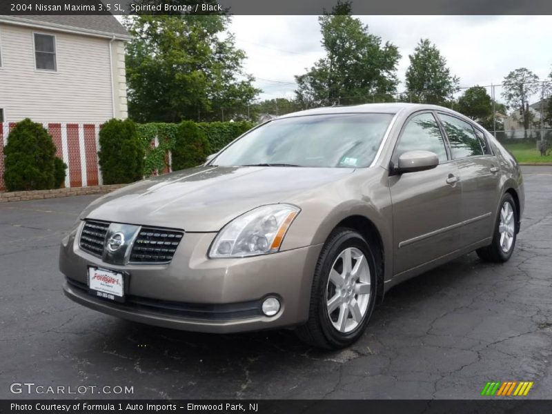 Spirited Bronze / Black 2004 Nissan Maxima 3.5 SL