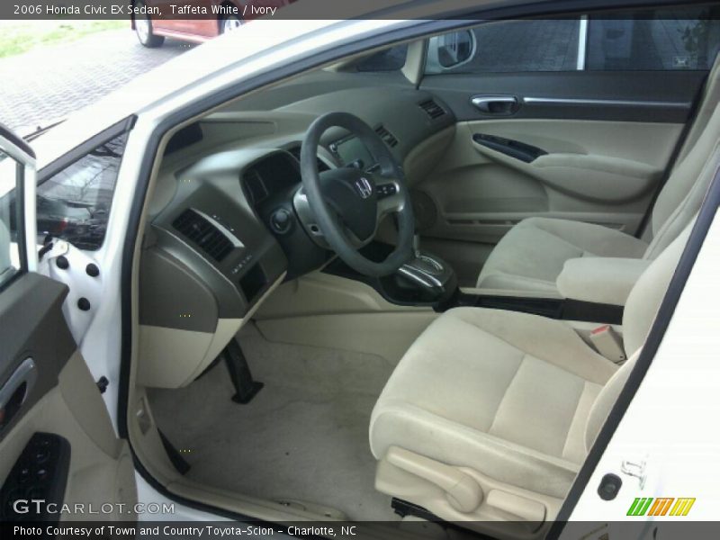 Taffeta White / Ivory 2006 Honda Civic EX Sedan