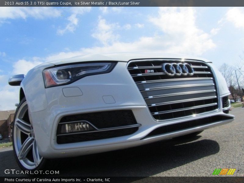 Ice Silver Metallic / Black/Lunar Silver 2013 Audi S5 3.0 TFSI quattro Coupe