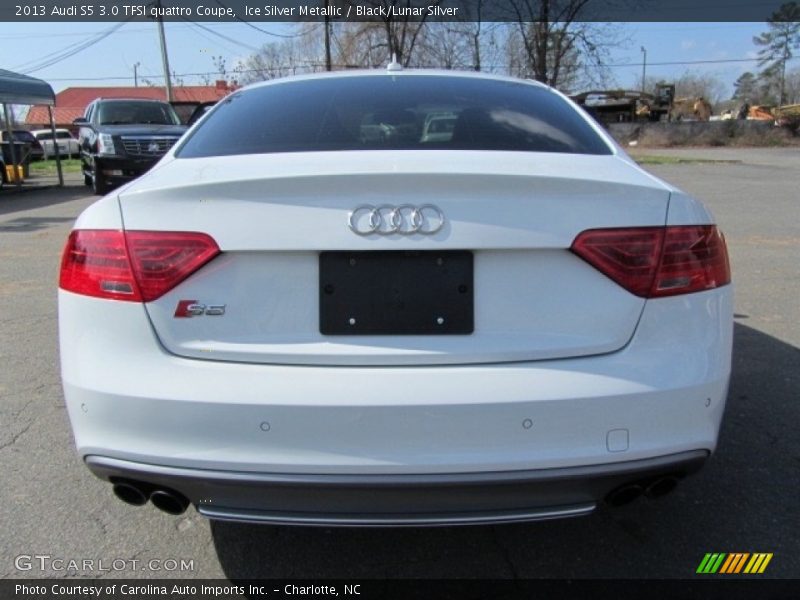 Ice Silver Metallic / Black/Lunar Silver 2013 Audi S5 3.0 TFSI quattro Coupe