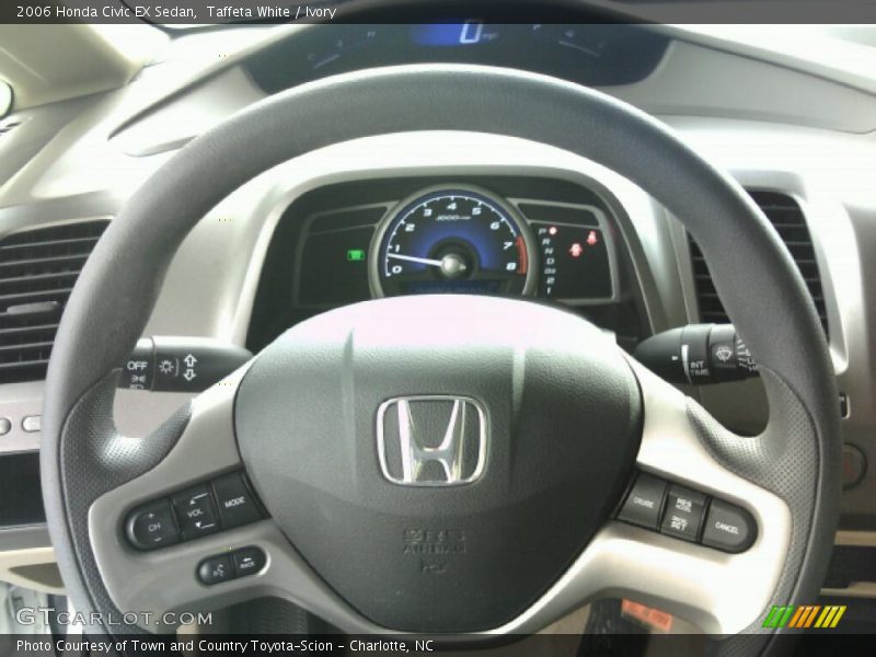 Taffeta White / Ivory 2006 Honda Civic EX Sedan