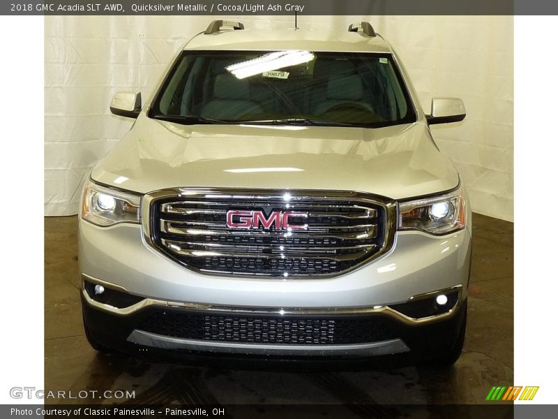 Quicksilver Metallic / Cocoa/Light Ash Gray 2018 GMC Acadia SLT AWD