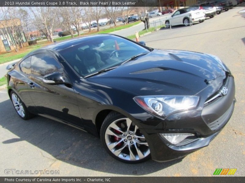 Black Noir Pearl / Black Leather 2013 Hyundai Genesis Coupe 3.8 Track