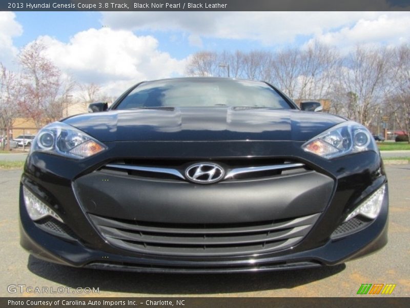 Black Noir Pearl / Black Leather 2013 Hyundai Genesis Coupe 3.8 Track