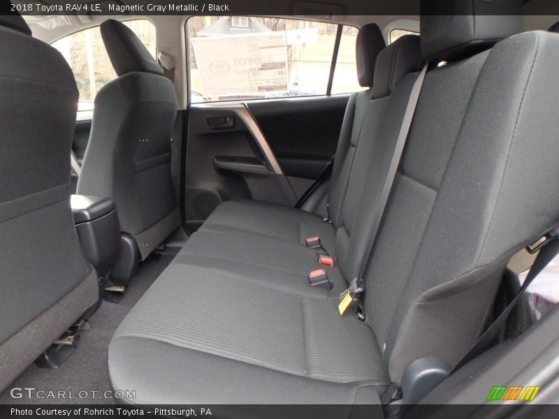 Magnetic Gray Metallic / Black 2018 Toyota RAV4 LE