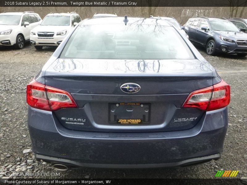 Twilight Blue Metallic / Titanium Gray 2018 Subaru Legacy 2.5i Premium