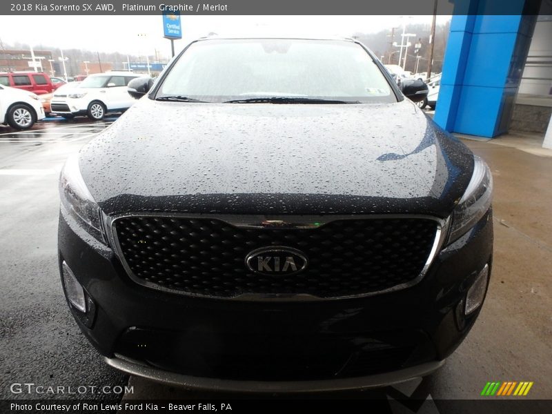 Platinum Graphite / Merlot 2018 Kia Sorento SX AWD