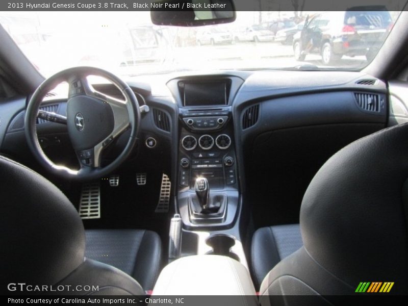 Black Noir Pearl / Black Leather 2013 Hyundai Genesis Coupe 3.8 Track