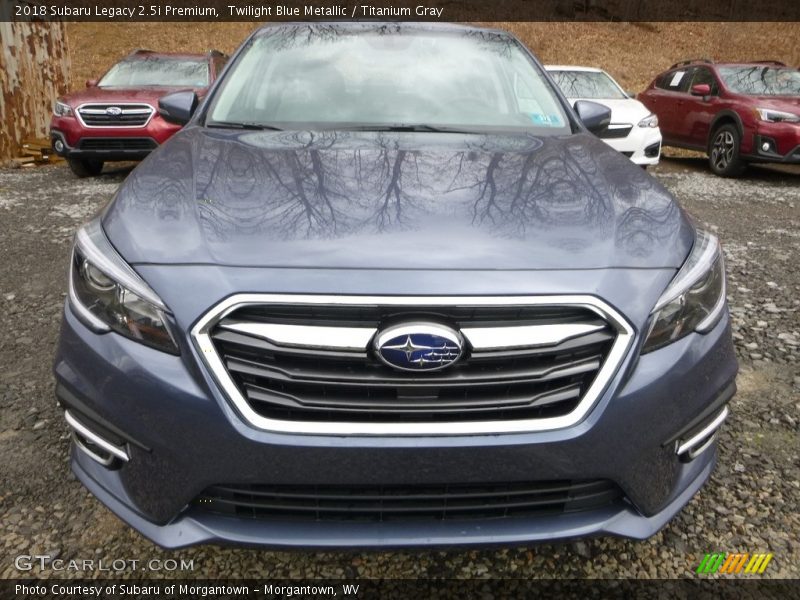Twilight Blue Metallic / Titanium Gray 2018 Subaru Legacy 2.5i Premium