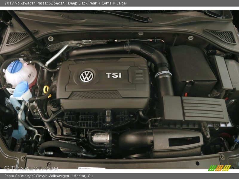 Deep Black Pearl / Cornsilk Beige 2017 Volkswagen Passat SE Sedan