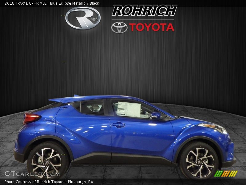 Blue Eclipse Metallic / Black 2018 Toyota C-HR XLE