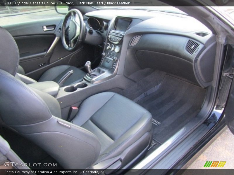 Black Noir Pearl / Black Leather 2013 Hyundai Genesis Coupe 3.8 Track