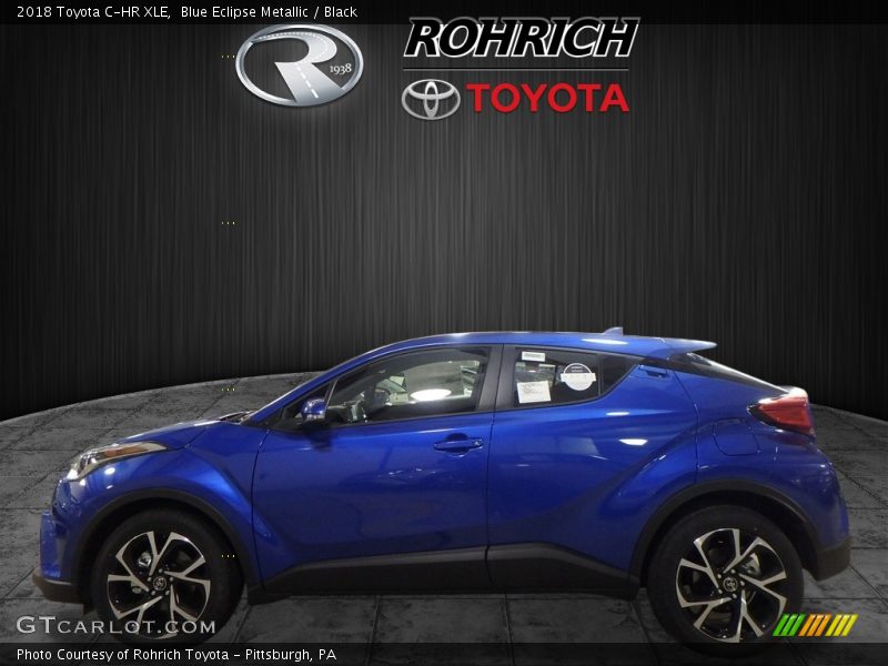 Blue Eclipse Metallic / Black 2018 Toyota C-HR XLE