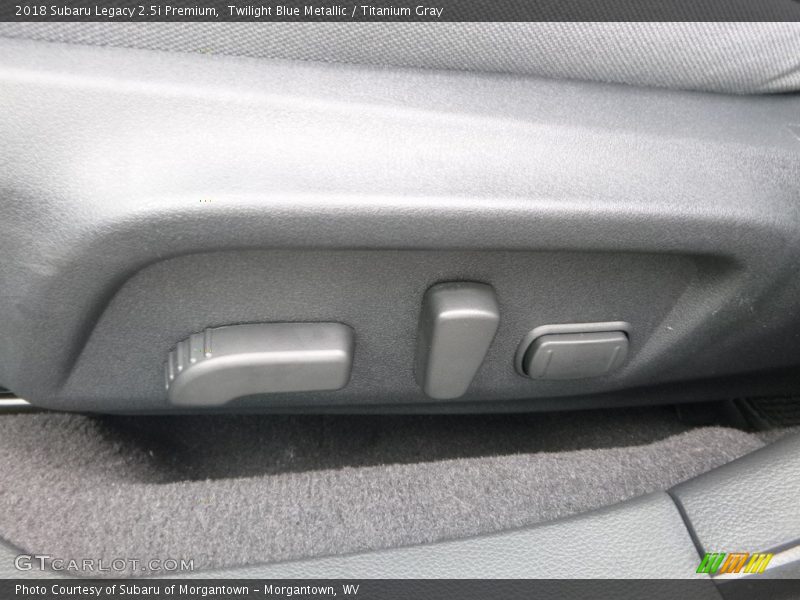Twilight Blue Metallic / Titanium Gray 2018 Subaru Legacy 2.5i Premium