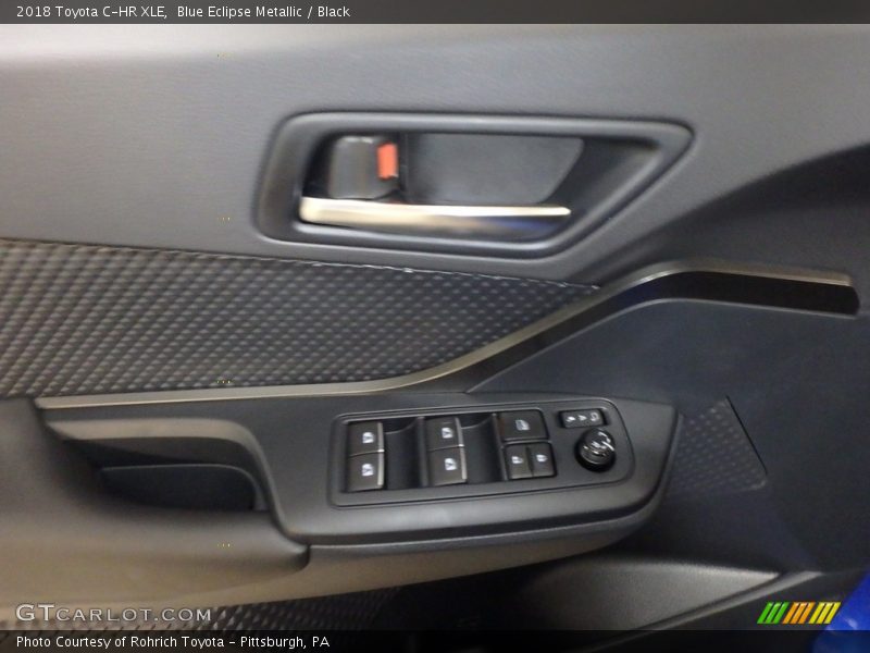 Blue Eclipse Metallic / Black 2018 Toyota C-HR XLE