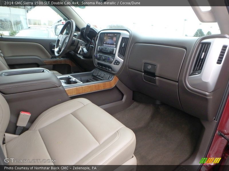 Sonoma Red Metallic / Cocoa/Dune 2014 GMC Sierra 1500 SLT Double Cab 4x4