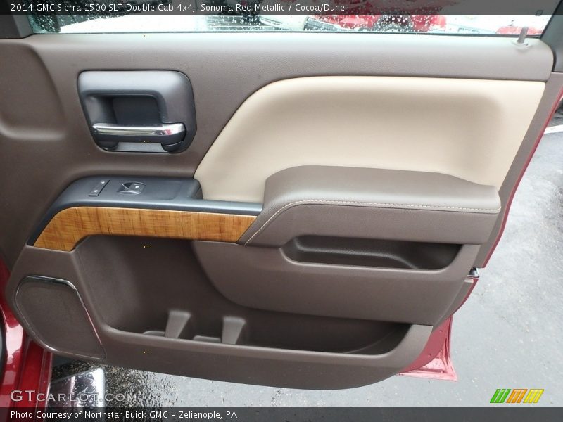 Sonoma Red Metallic / Cocoa/Dune 2014 GMC Sierra 1500 SLT Double Cab 4x4