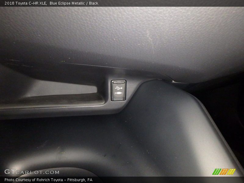 Blue Eclipse Metallic / Black 2018 Toyota C-HR XLE