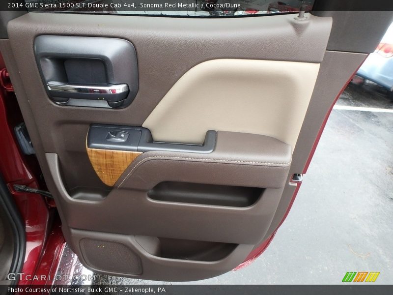 Sonoma Red Metallic / Cocoa/Dune 2014 GMC Sierra 1500 SLT Double Cab 4x4