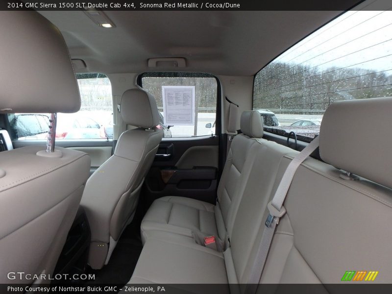 Sonoma Red Metallic / Cocoa/Dune 2014 GMC Sierra 1500 SLT Double Cab 4x4