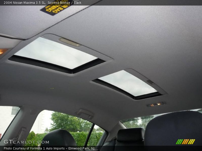 Spirited Bronze / Black 2004 Nissan Maxima 3.5 SL