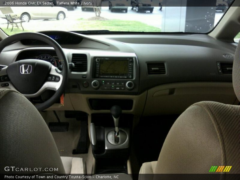 Taffeta White / Ivory 2006 Honda Civic EX Sedan