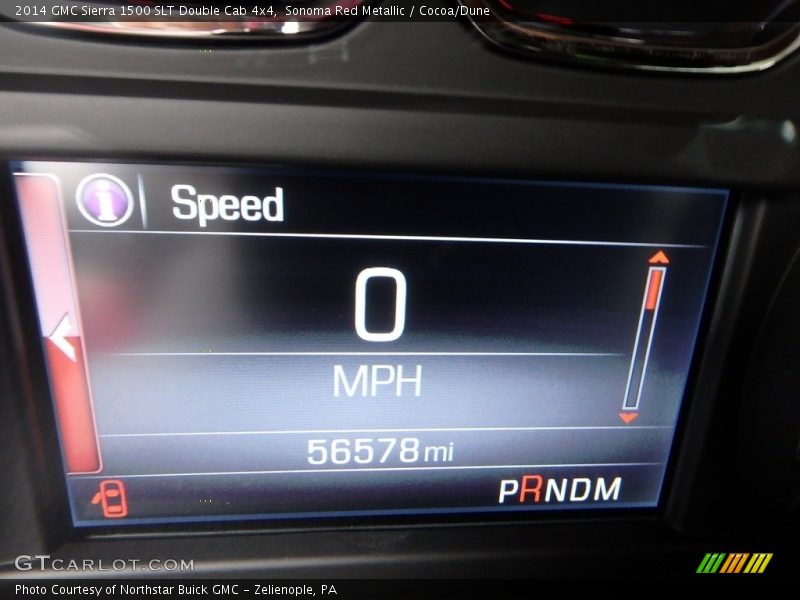 Sonoma Red Metallic / Cocoa/Dune 2014 GMC Sierra 1500 SLT Double Cab 4x4