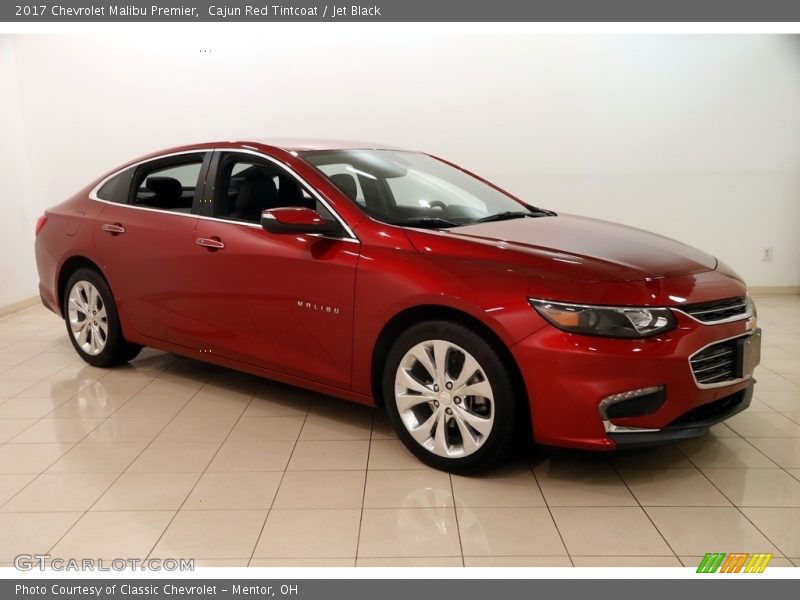 Cajun Red Tintcoat / Jet Black 2017 Chevrolet Malibu Premier