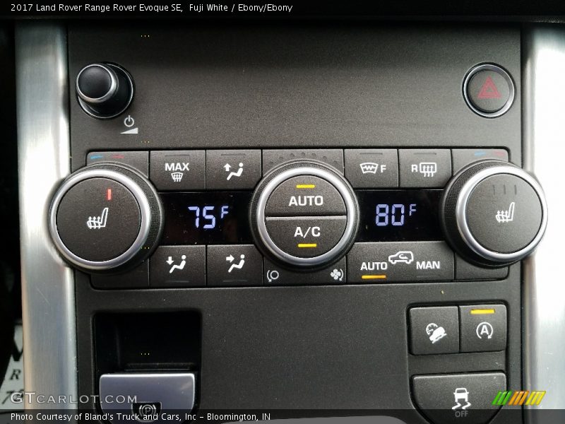 Fuji White / Ebony/Ebony 2017 Land Rover Range Rover Evoque SE